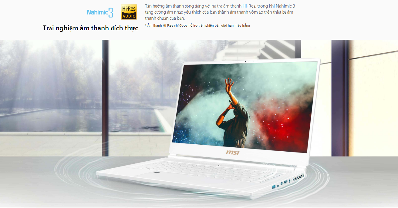 MSI P65 Âm Thanh