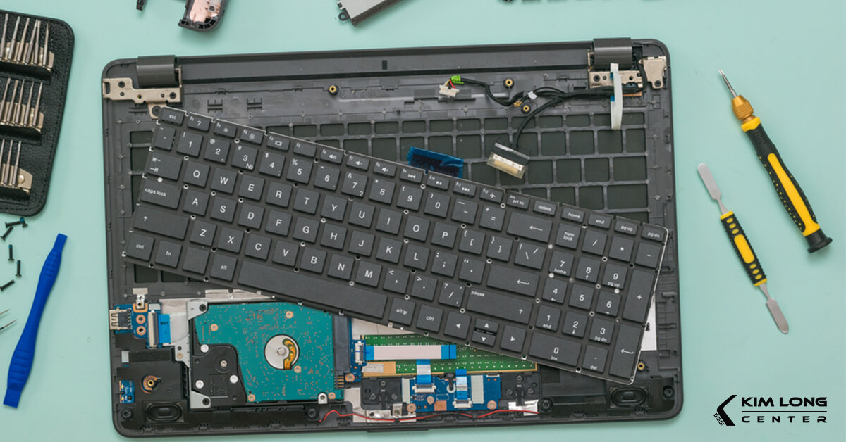 Cách khắc phục bàn phím laptop bị chạm, dính nút, kẹt nút